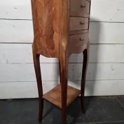 Louis XV style bedside table in marquetry