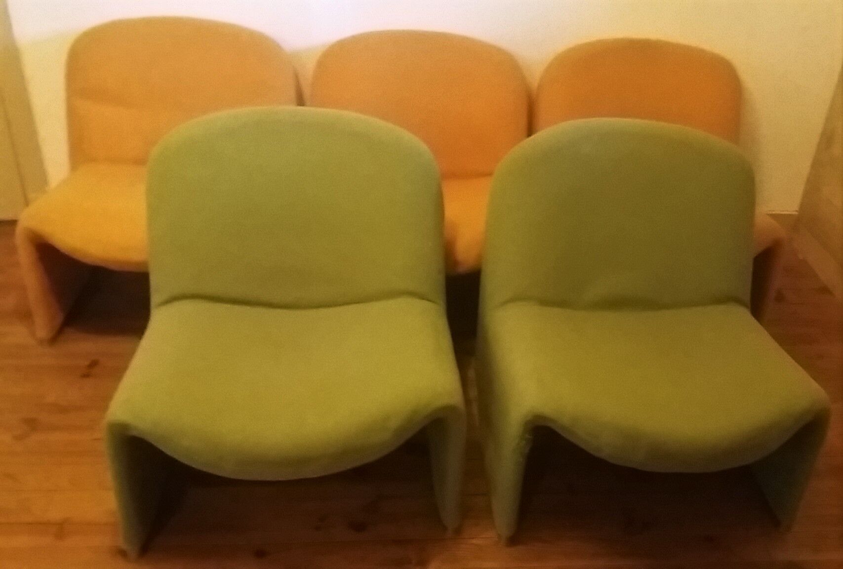 Alky armchairs by Gioncarlo Peretti