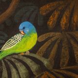 Large acrylic painting on linen canvas. Contemporary work.