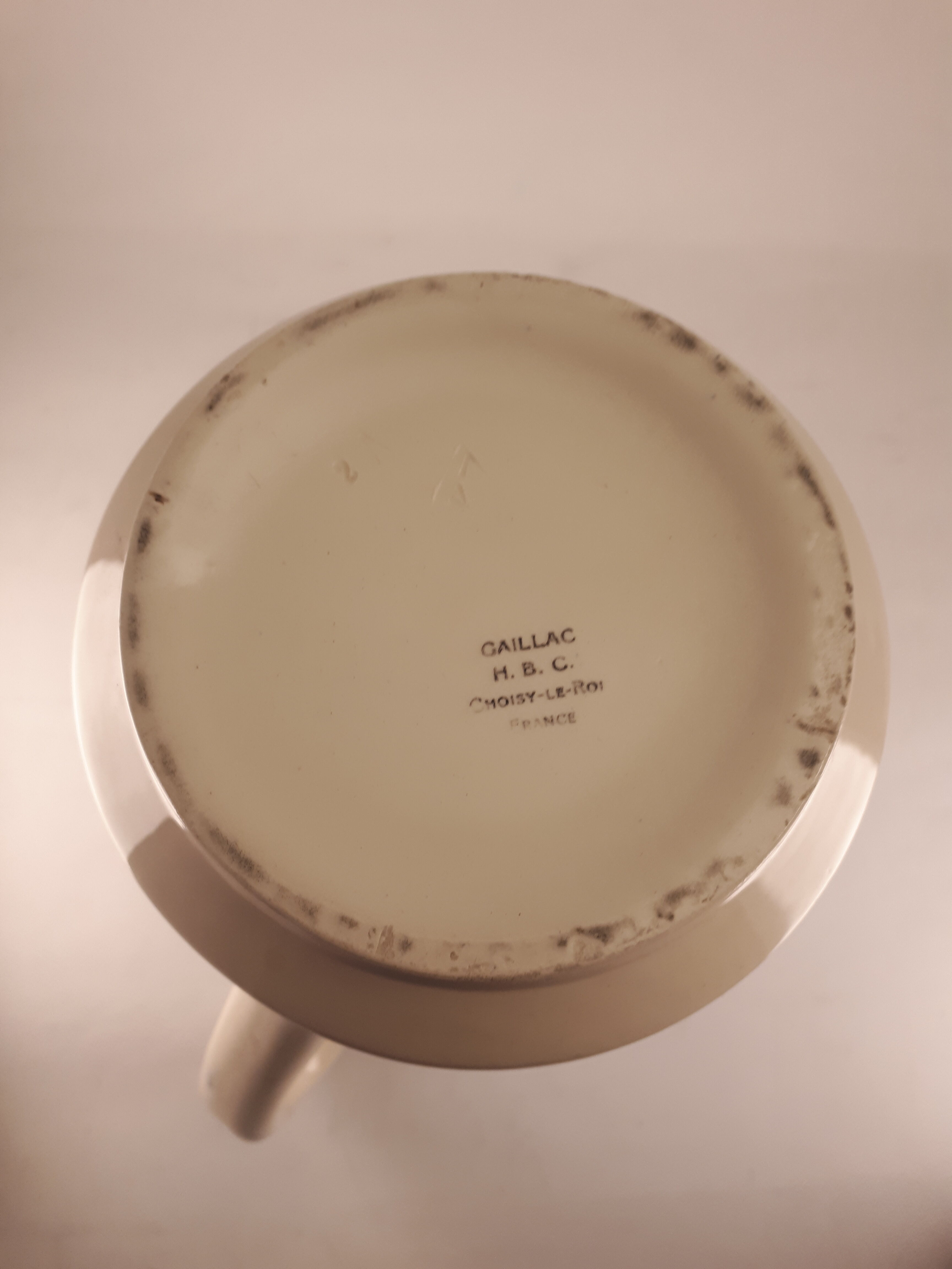 Pitcher art deco 1930 Choisy the King