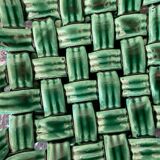 Braided earthenware basket