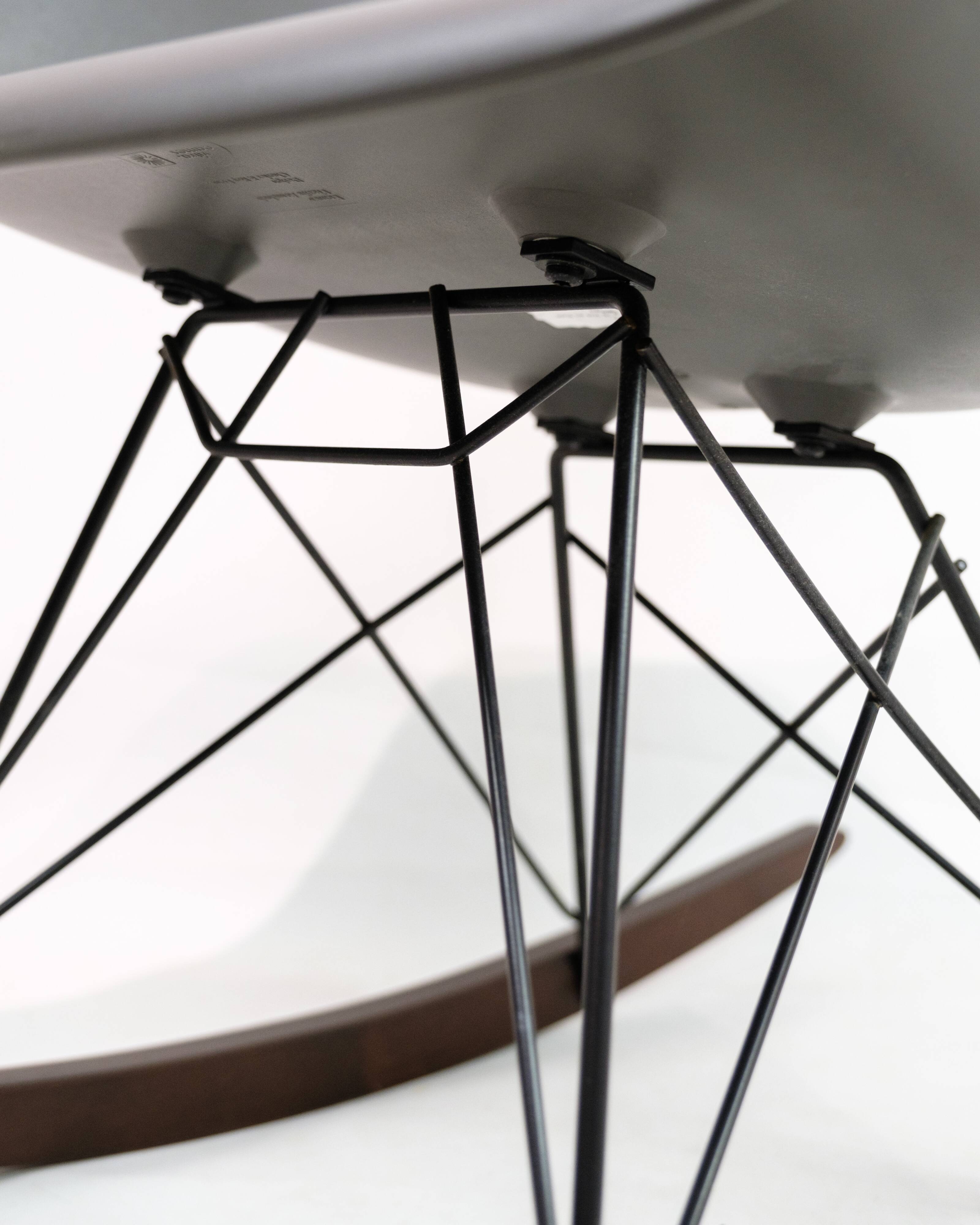 Rocking Chair Made In Plastic By Charles & Ray Eames For Vitra