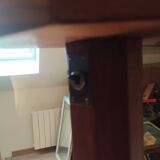 Lampadaire ancien vintage bois