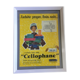 Vintage advertising frame