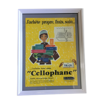 Vintage advertising frame