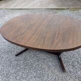 Extensible Baumann table in oak from the 1960s.