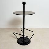 Post modern magazine rack side table