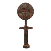 Ashanti Akuaba African Art Statue from Ghana, wooden, 1980s.