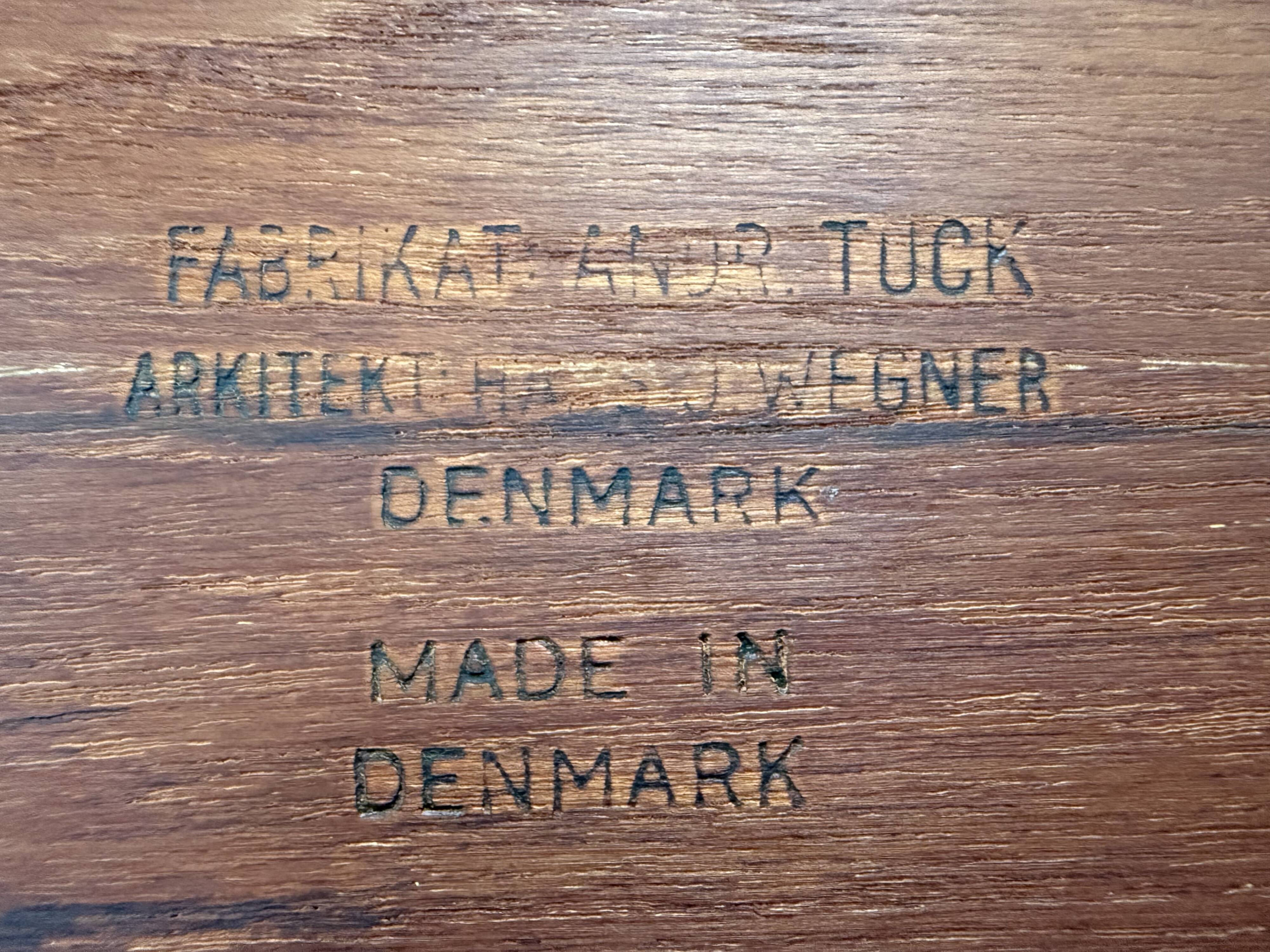 Scandinavian sewing table by Hans Wegner from the 1960s.