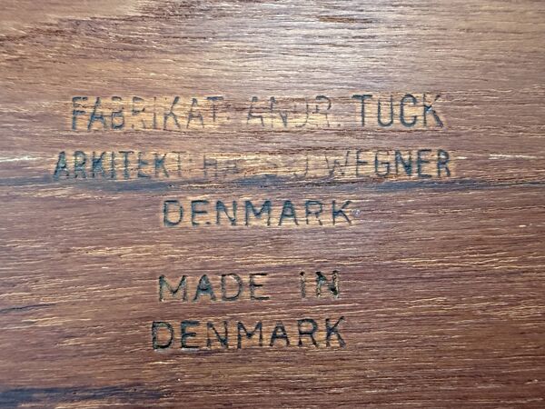 Table de couture scandinave Hans Wegner années 60