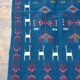 Blue Berber kilim in pure wool carpet 95x150cm