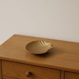 Vintage brass shell tray