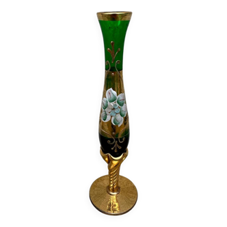 Petit vase ancien peint main