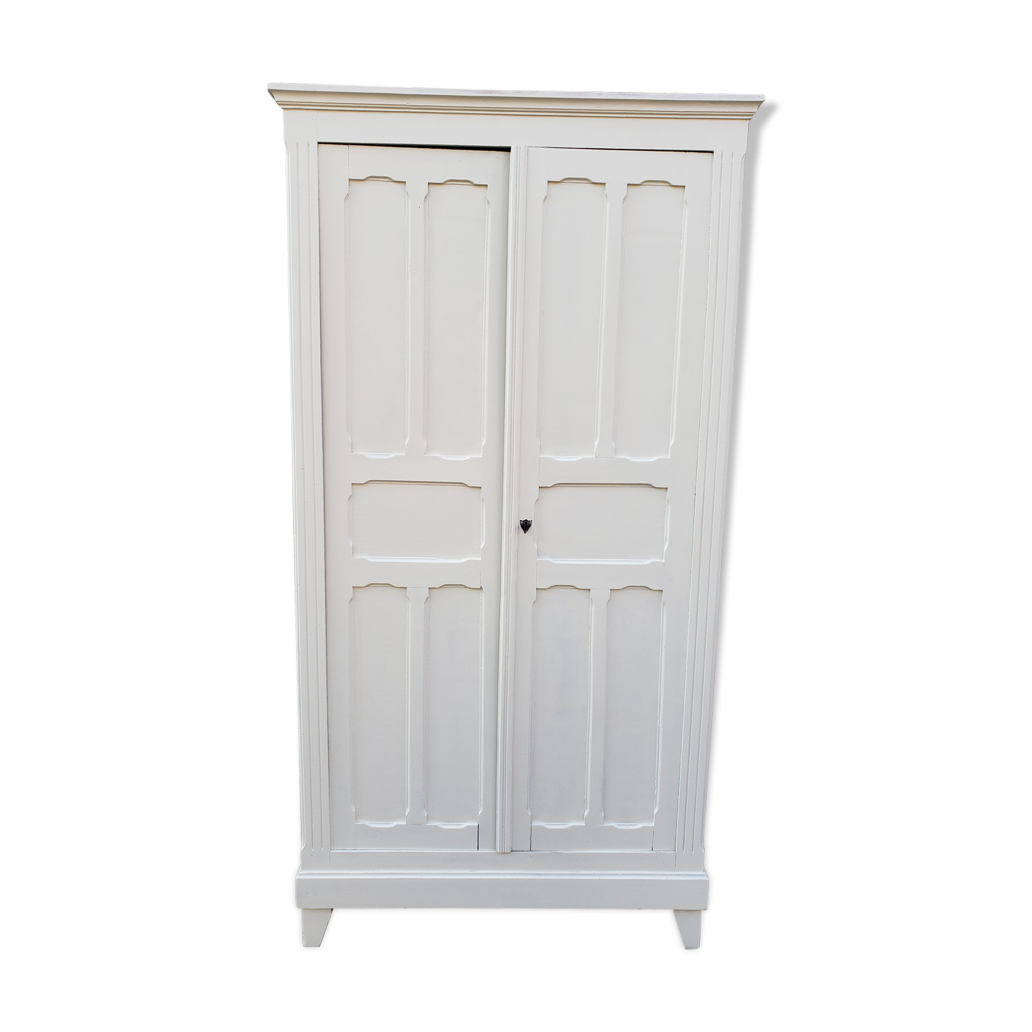 Authentic Parisian off-white wardrobe