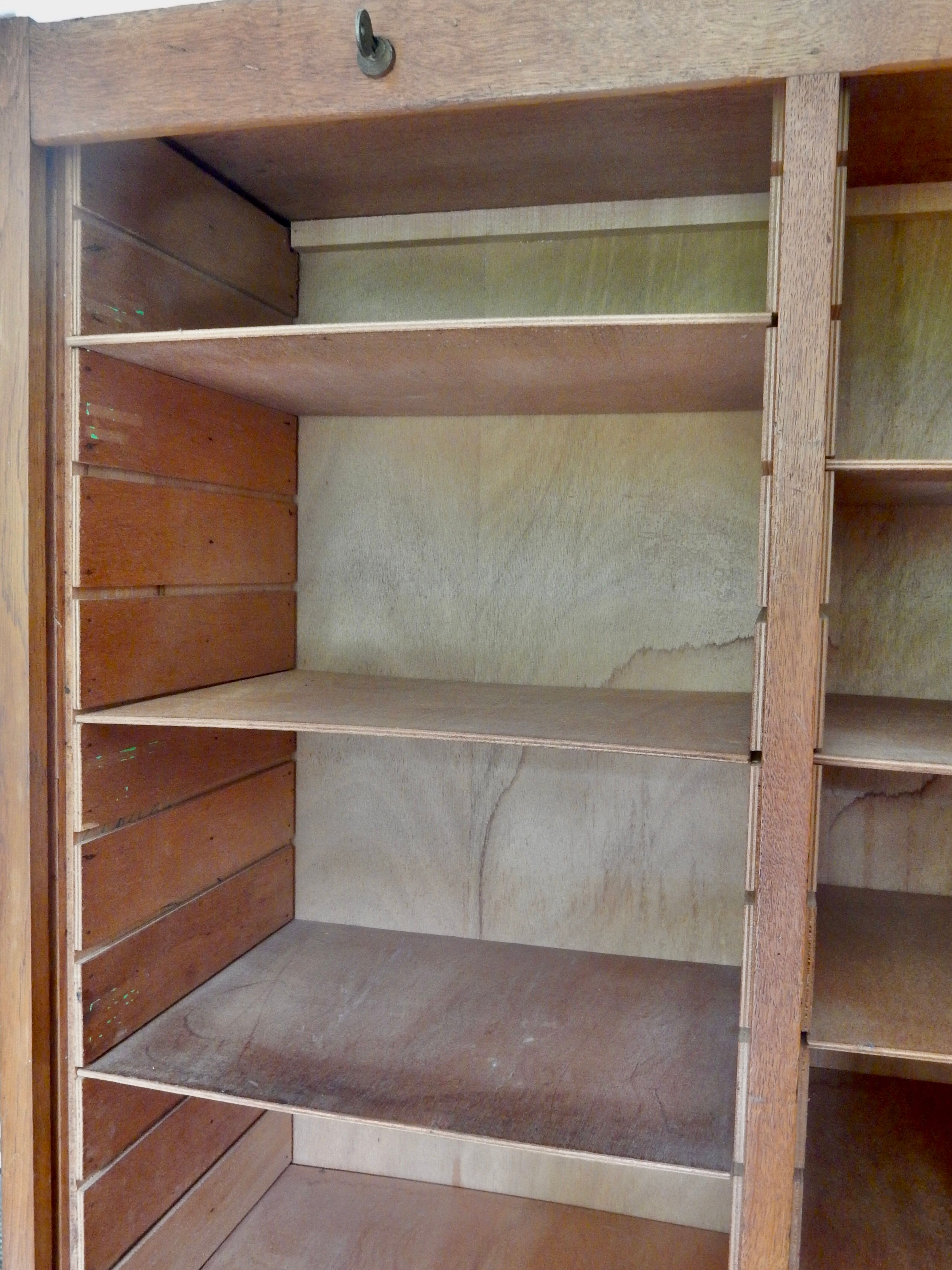 Double wooden curtain binder