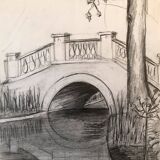 Dessin "Parc Monceau"