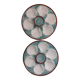 2 oyster plates
