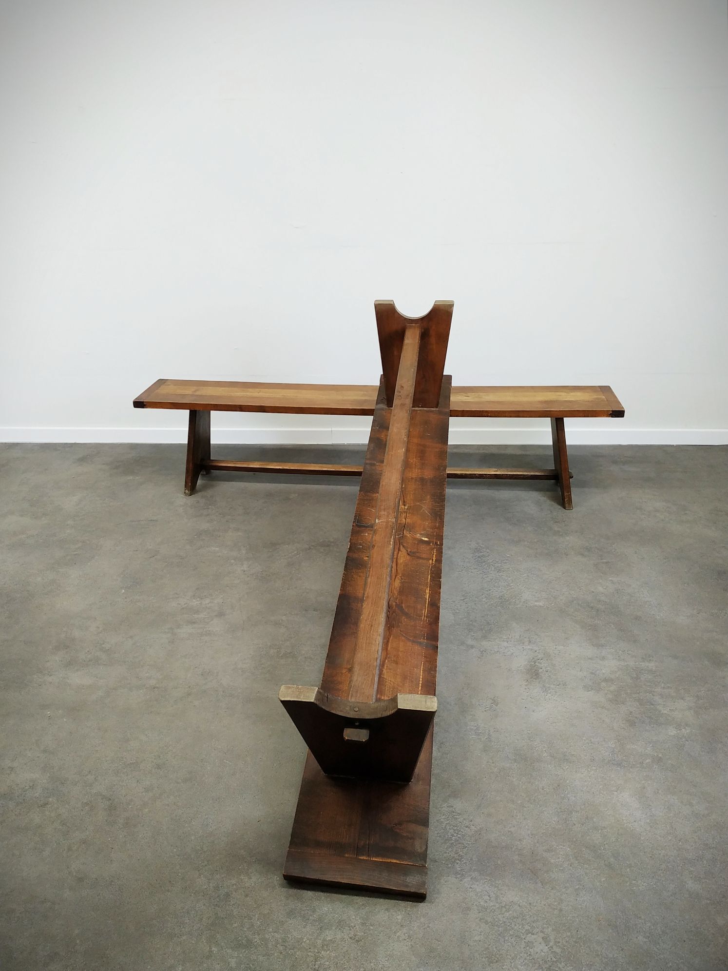 Pair of farm benches 200 cm