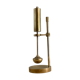 Marine gyroscopic oil lamp in polished solid brass, Ilse Ammonsen for Daproma, Denmark, 1950