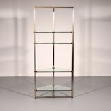 Peter Ghyczy 1970 corner cabinet – iconic stainless steel & aluminum model R16