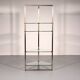 Peter Ghyczy 1970 corner cabinet – iconic stainless steel & aluminum model R16