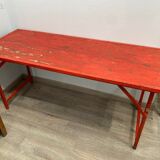 Old vintage industrial table