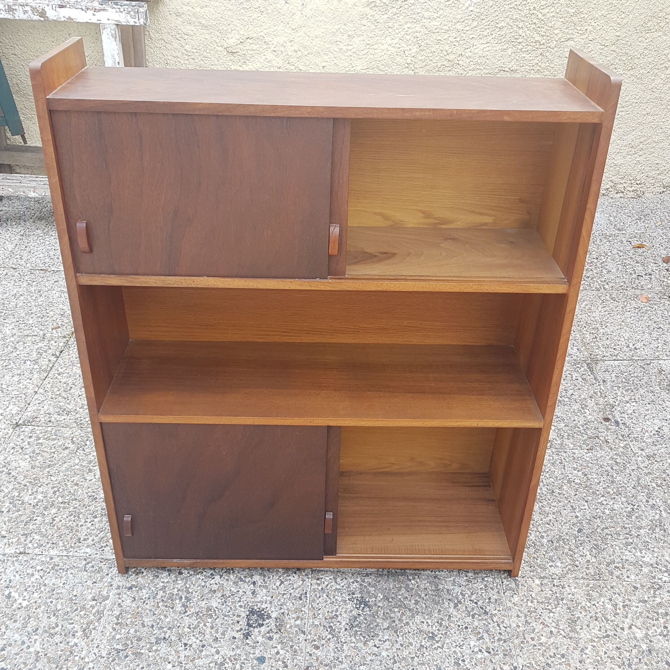 Library doors sliding vintage 50s