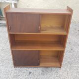 Library doors sliding vintage 50s