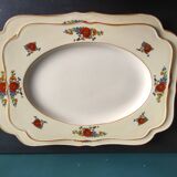 Set of two vintage English serving plates, Crown Ducal