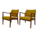 1960s vintage Swedish mid-century easy chairs by Karl-Erik Ekselius for J.O. Carlsson