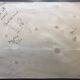Tableau dessin encre paysage Asie 1952