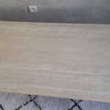 Coffee table in travertine