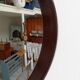 Miroir en acajou ancien