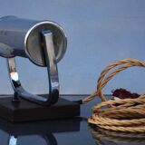 Art Deco Desk Chromed Lamp for Bankers