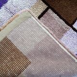 Vintage French Savonnerie runner modernist design 88cm x 259cm - 1970s (1C1201)