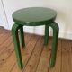Tabouret Style Alvar Aalto vert