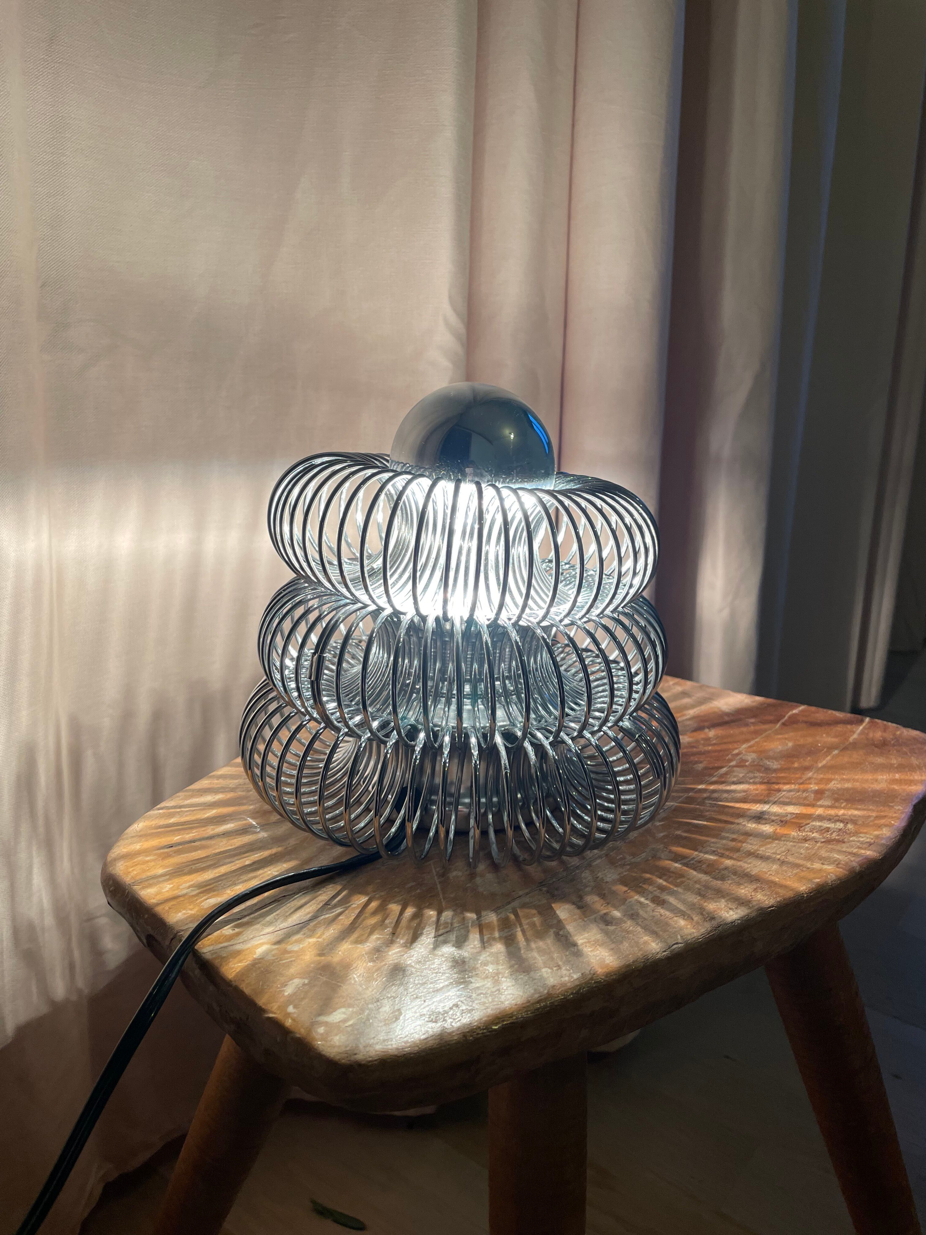 Philippe Rogier spring lamp for Oxar 1970s