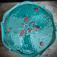 Vintage ceramic pie dish – Signed C.V. 471