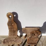 Brutalist, modernist chair