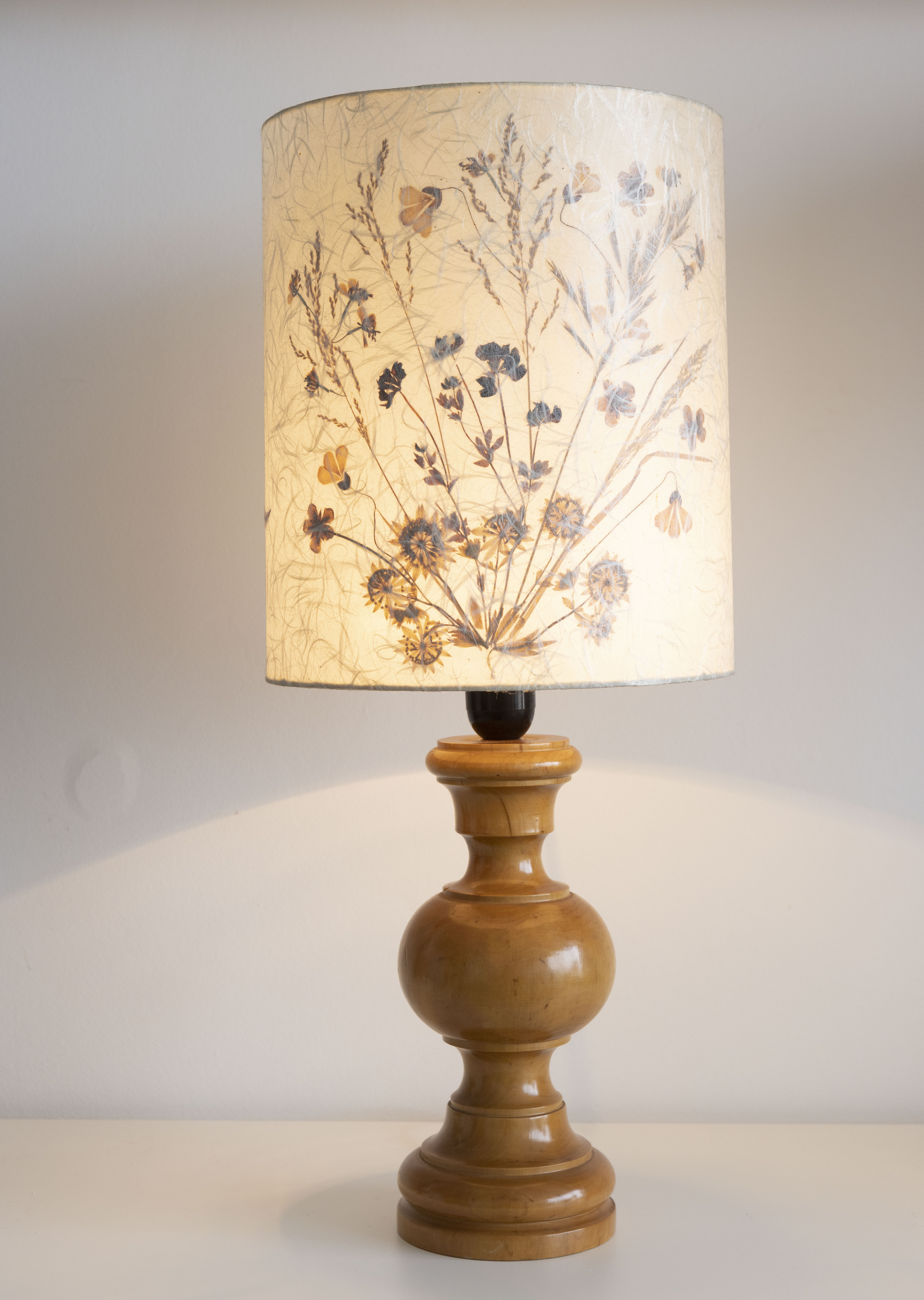 Lampe type herbier années 70