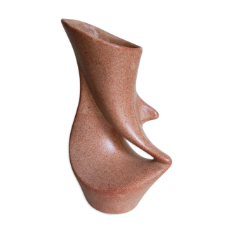 Vase céramique de forme libre vintage