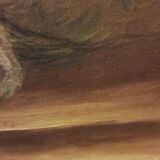 Flower bouquet tableau signed frey