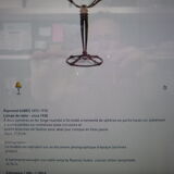 Raymond Subes art deco wrought iron lamp