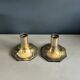 Pair of vintage Italian gold wall sconces