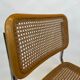 Chaise design Cesca modèle b32 en chrome