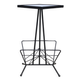 Iron and earthenware magazine rack, 1970