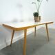 Coffee table vintage with white grey formica top