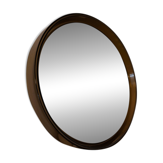 Vintage smoked plexiglass mirror
