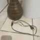 Large vintage ceramic/stoneware table lamp signed Parabis (H 86)