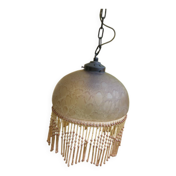 Chandelier with pendants from the 1920s